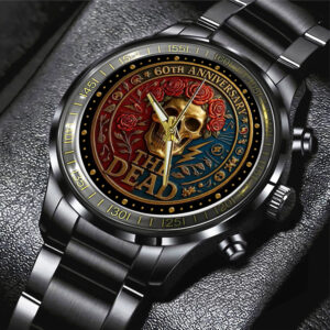 Grateful Dead Black Stainless Steel Watch - NGHIAVT5213