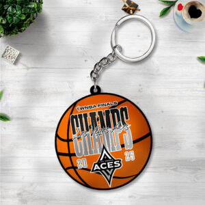 Las Vegas Aces WNBA 2025 Custom Shape 2-sided Keychain - NGHIAVT5269