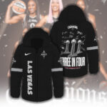 Las Vegas Aces WNBA 2025 Thickened Down Hooded Jacket – NGHIAVT5270.6