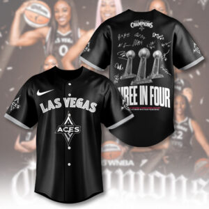 Las Vegas Aces WNBA 2025 Baseball Jersey - NGHIAVT5270