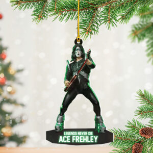 KISS x Ace Frehley Custom Shape 2-sided Acrylic Ornament – NGHIAVT5354