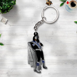 KISS x Ace Frehley Custom Shape 2-sided Keychain - NGHIAVT5355
