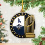 Los Angeles Dodgers 2025 Custom Shape 2-sided Acrylic Ornament – NGHIAVT5361