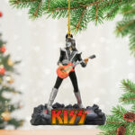 KISS x Ace Frehley Custom Shape 2-sided Acrylic Ornament – NGHIAVT5404
