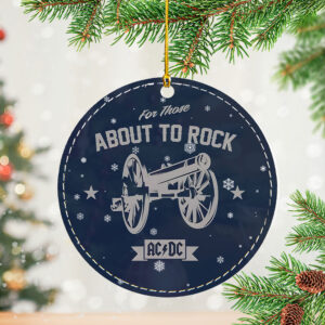 AC/DC Custom Shape 2-sided Acrylic Ornament – NGHIAVT5428