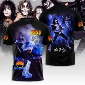 Ace Frehley x KISS 2025 3D Apparel - NGHIAVT5434