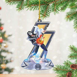 KISS x Ace Frehley 2025 Custom Shape 2-sided Acrylic Ornament – NGHIAVT5436