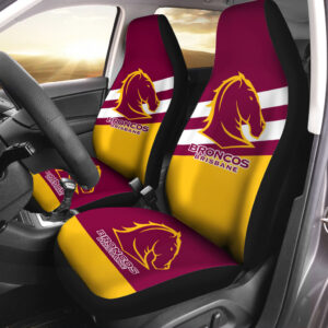 Brisbane Broncos Car Seat Cover 2PCS - VANDH 474