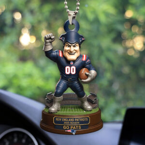 New England Patriots 2025 Season Custom shape 2-sided Acrylic Car Ornament - HOATT13678