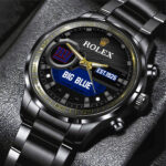 New York Giants x Rolex Black Stainless Steel Watch - MAITM13218