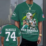 New York Jets x Nick Mangold 3D Apparel – MAITM13629