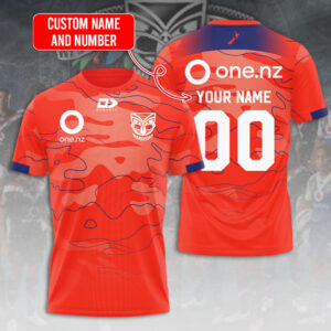Personalized New Zealand Warriors 3D Apparel - VANDH 2095