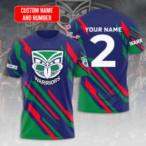 Personalized New Zealand Warriors 3D Apparel - VANDH 563