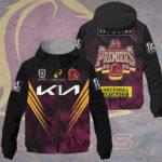 Brisbane Broncos 2025 NRL Premiers 3D Windbreaker Jacket - HOATT13727
