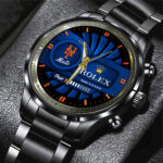 New York Mets Black Stainless Steel Watch - MAITM13441