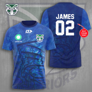 Personalized New Zealand Warriors 3D Apparel – VANDH 3999
