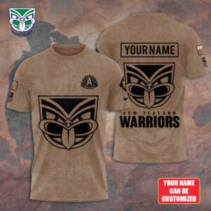 Personalized New Zealand Warriors x Anzac Day 3D Apparel - TANTN 6122