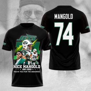 Nick Mangold x New York Jets 3D Apparel - TMTHU1723