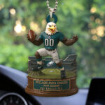 Philadelphia Eagles 2025 Season Custom shape 2-sided Acrylic Car Ornament - HOATT13682