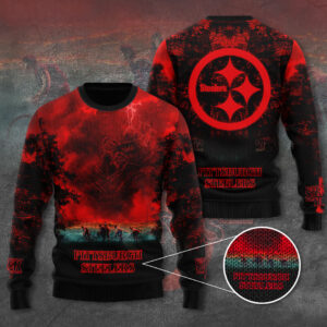 Pittsburgh Steelers x Stranger Things Ugly Sweater - TANTN17525