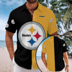 Pittsburgh Steelers Short Sleeve Button-Down Shirt - MAITM13570