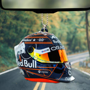 Red Bull Racing x Max Verstappen Custom shape 2-sided Acrylic Car Ornament - TANTN17631