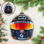 Red Bull Racing x Max Verstappen Custom Shape 2-sided Acrylic Ornament – TANTN17628
