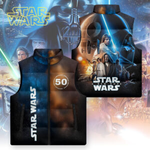 Star Wars 3D Sleeveless Down Jacket - TMTHU1632