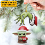 Personalized Star Wars x Grinch Custom Shape 2-sided Acrylic Ornament – TMTHU1560