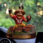 San Francisco 49ers 2025 Season Custom shape 2-sided Acrylic Car Ornament - HOATT13684