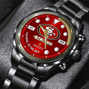 San Francisco 49ers x Rolex Black Stainless Steel Watch - MAITM7433