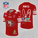 San Francisco 49ers x Bad Bunny 3D Football Jersey - MAITM13326