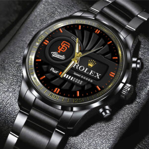 San Francisco Giants Black Stainless Steel Watch - MAITM13446