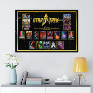 Star Trek 60th Anniversary Rectangle Canvas With Inner Frame - HOATT14217