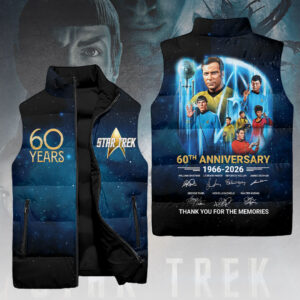 Star Trek: The Original Series 60th Anniversary 3D Sleeveless Down Jacket - HOATT14051