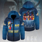 Star Trek: The Original Series 60th Anniversary Thickened Down Hooded Jacket - HOATT14049