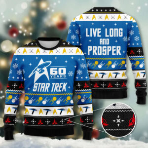 Star Trek: The Original Series 60th Anniversary Ugly Sweater - HOATT13844