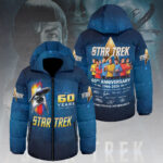 Star Trek: The Original Series 60th Anniversary Thickened Down Hooded Jacket - HOATT13885