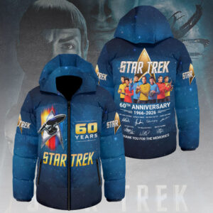 Star Trek: The Original Series 60th Anniversary Thickened Down Hooded Jacket - HOATT13885