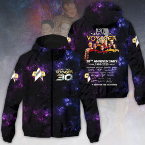 Star Trek: Voyager 30th Anniversary 3D Windbreaker Jacket - HOATT14201