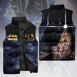 Star Wars 50th Anniversary 3D Sleeveless Down Jacket - HOATT14000