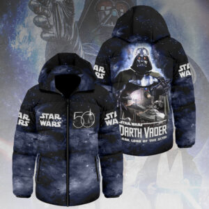 Star Wars 50th Anniversary Thickened Down Hooded Jacket - HOATT14087