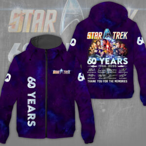 Star Trek 60th Anniversary 3D Windbreaker Jacket - TMTHU1831