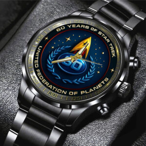 Star Trek 60th Anniversary Black Stainless Steel Watch - TMTHU1730