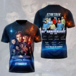 Star Trek 60th Anniversary 2026 3D Apparel - TMTHU1802
