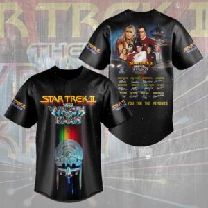 Star Trek: The Wrath of Khan Baseball Jersey - HOATT14215