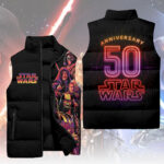 Star Wars 50 Years Anniversary 3D Sleeveless Down Jacket - TMTHU1770