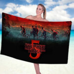 Stranger Things Rectangle Beach Towel - TANTN17479