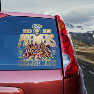 Brisbane Lions Premiers 2025 3D Car Sticker - TANTN17017