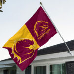 Brisbane Broncos 3D House Flag - TANTN17036